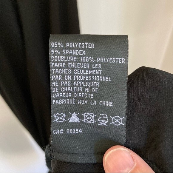 Xscape women’s black jeweled rhinestone halter full length dress size 10. - Picture 6 of 9